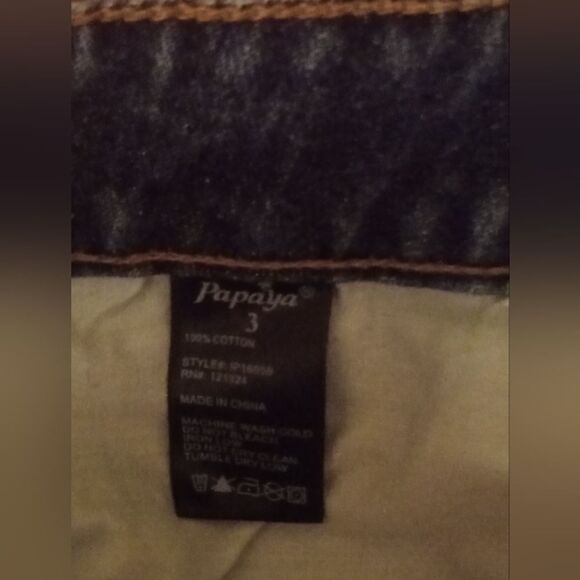 PAPAYA PREMIUM JEAN SHORTS - Picture 4 of 4